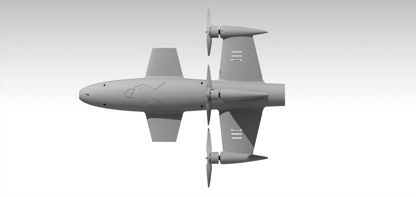 Interceptor — top/side view