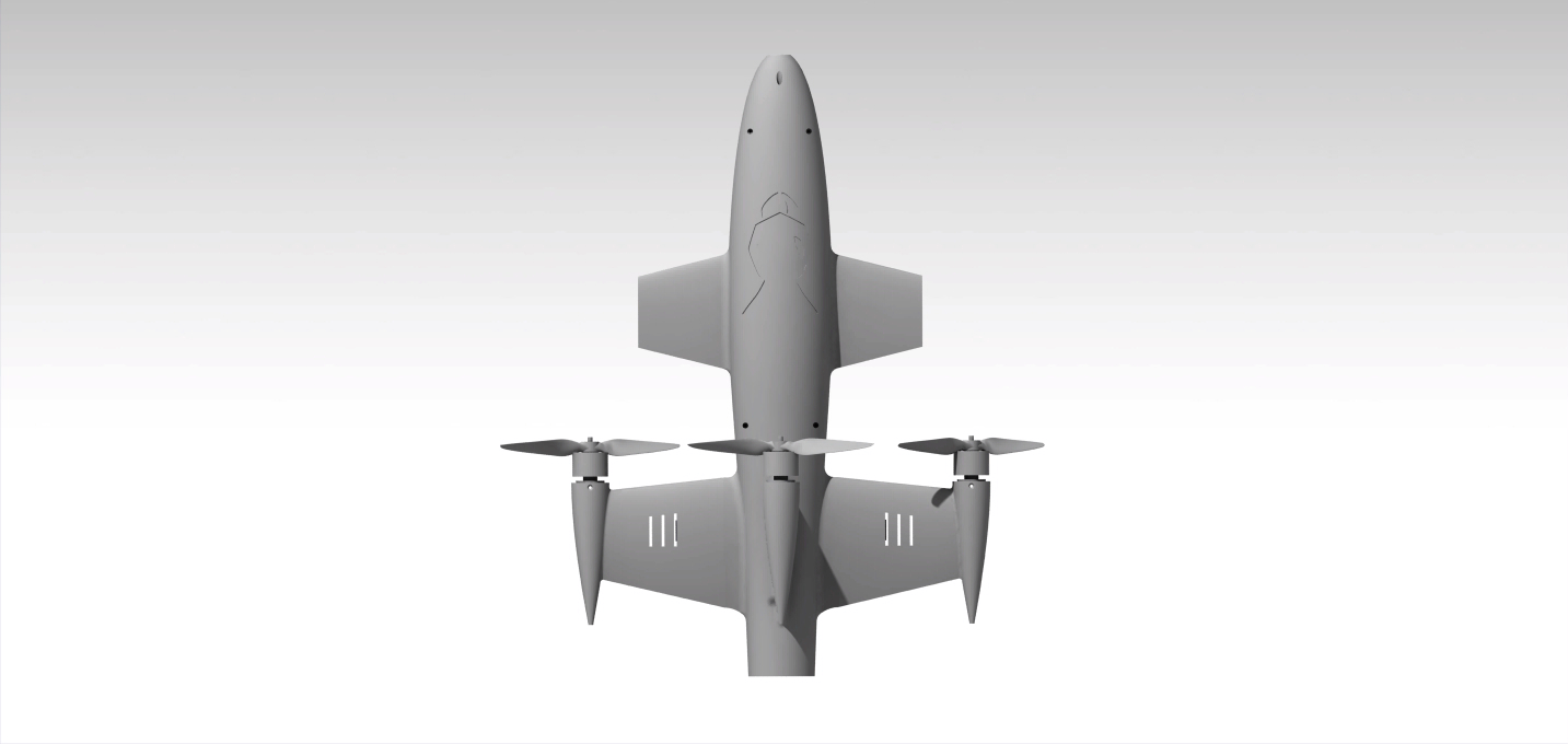 Interceptor — front top-down view